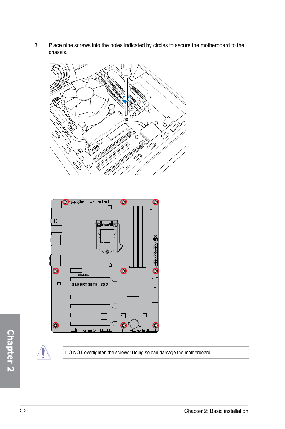 Chapter 2 | Asus SABERTOOTH Z87 User Manual | Page 50 / 166