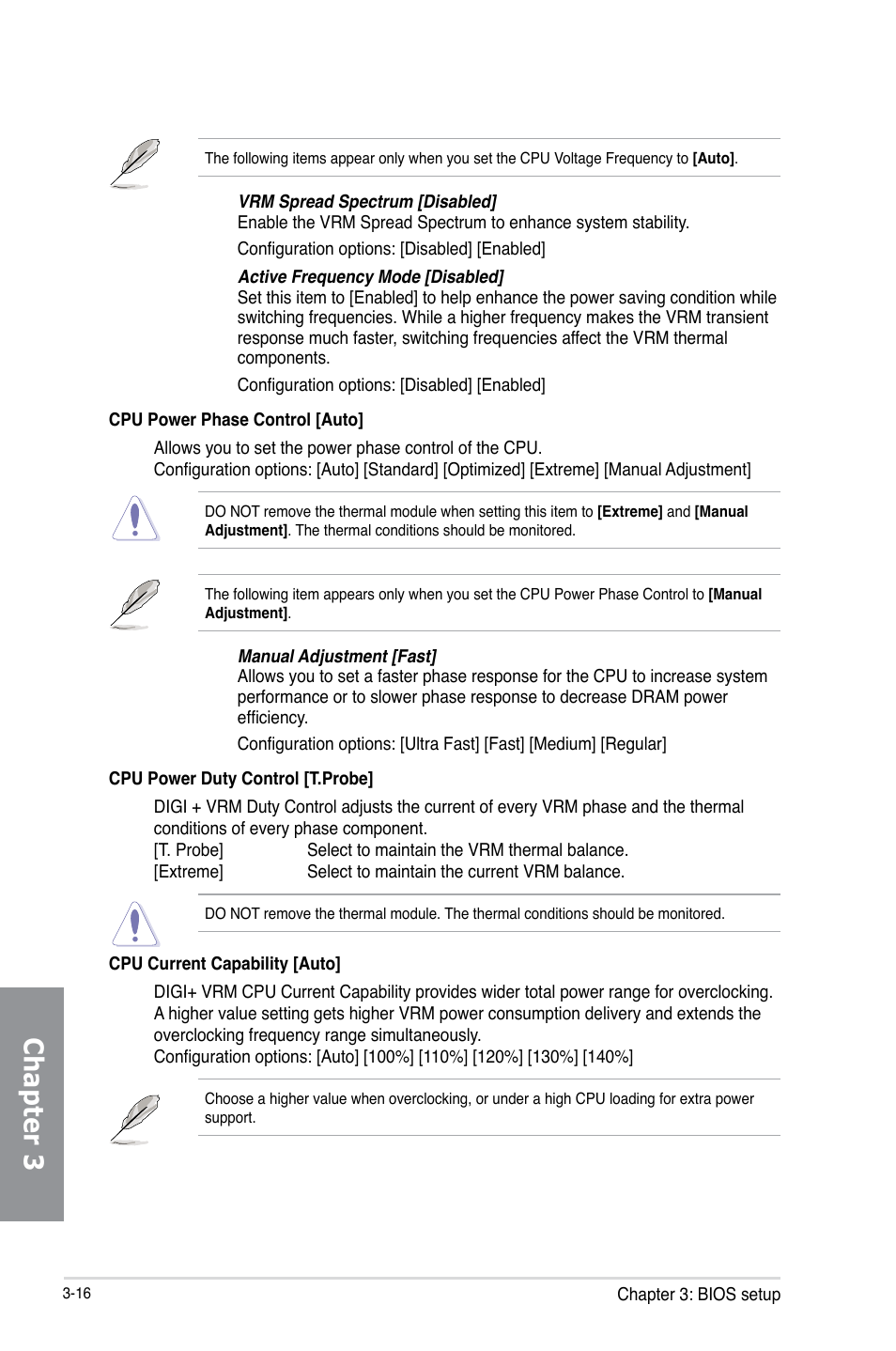 Chapter 3 | Asus SABERTOOTH Z87 User Manual | Page 82 / 166
