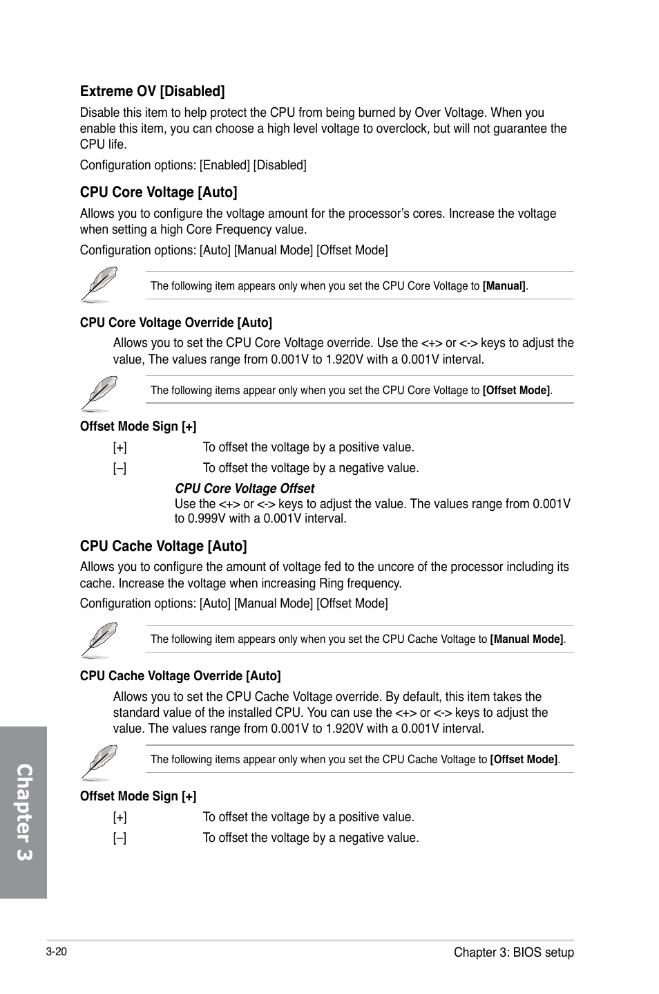 Chapter 3 | Asus SABERTOOTH Z87 User Manual | Page 86 / 166