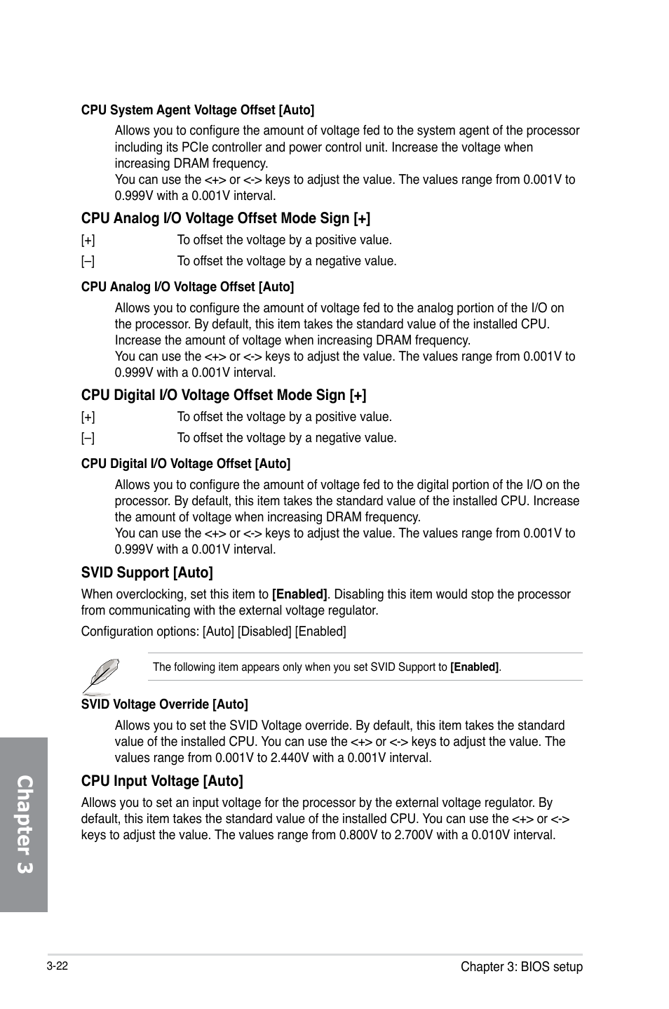 Chapter 3 | Asus SABERTOOTH Z87 User Manual | Page 88 / 166