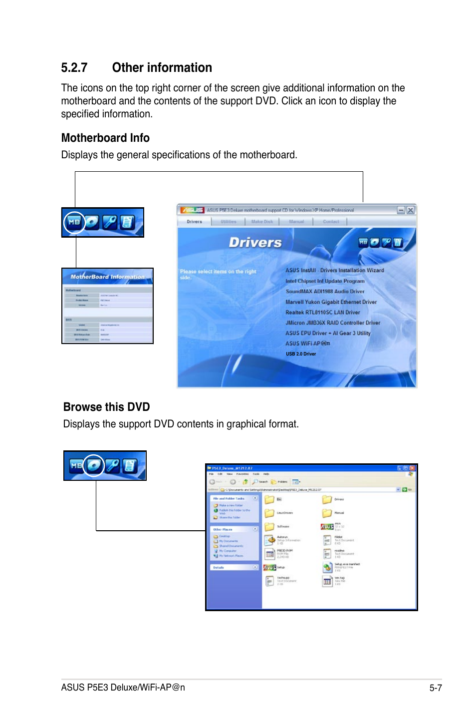 7 other information | Asus P5E3 DELUXE/WiFi-AP User Manual | Page 121 / 194