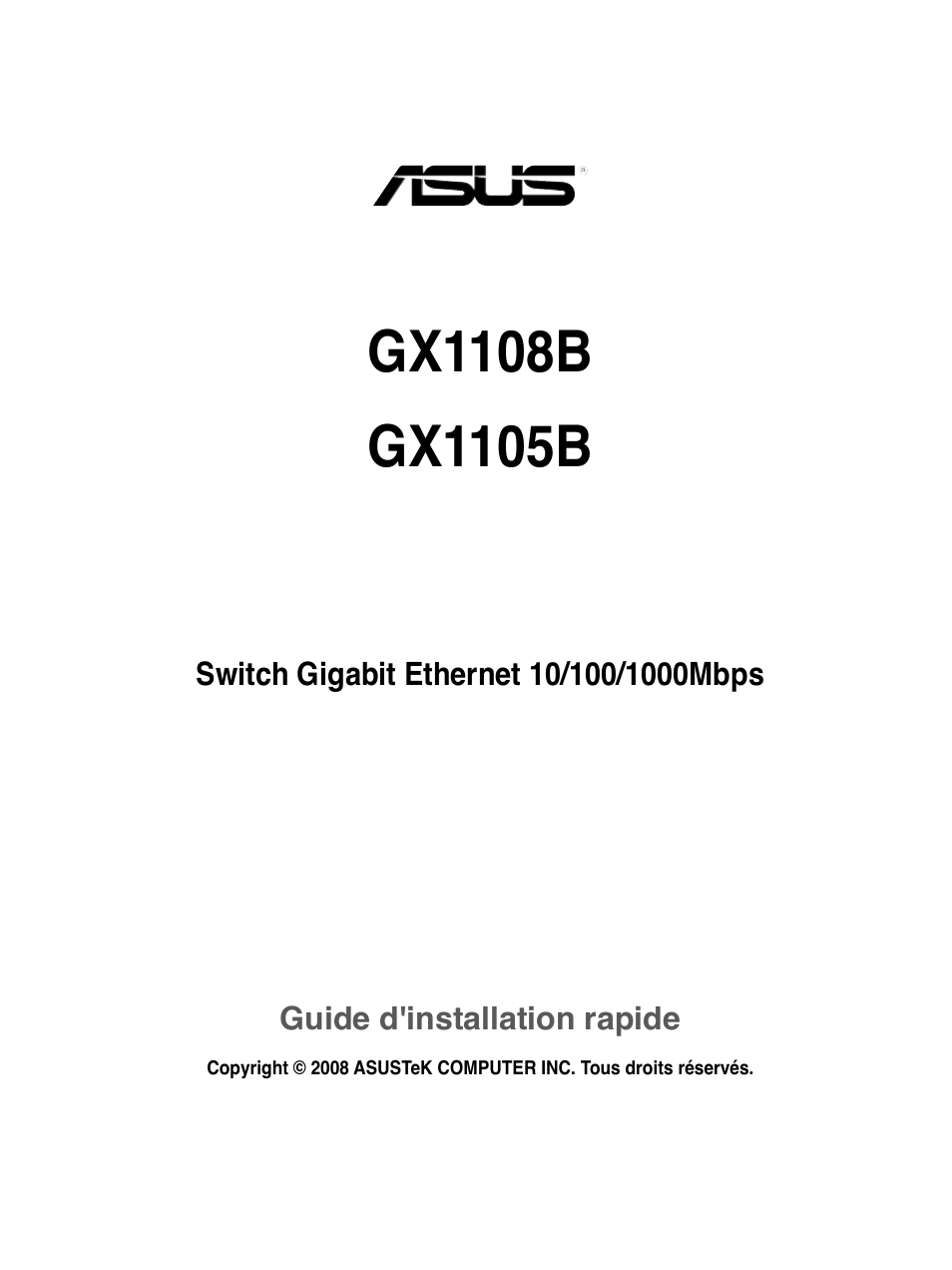 Asus GX1108B User Manual | Page 10 / 145