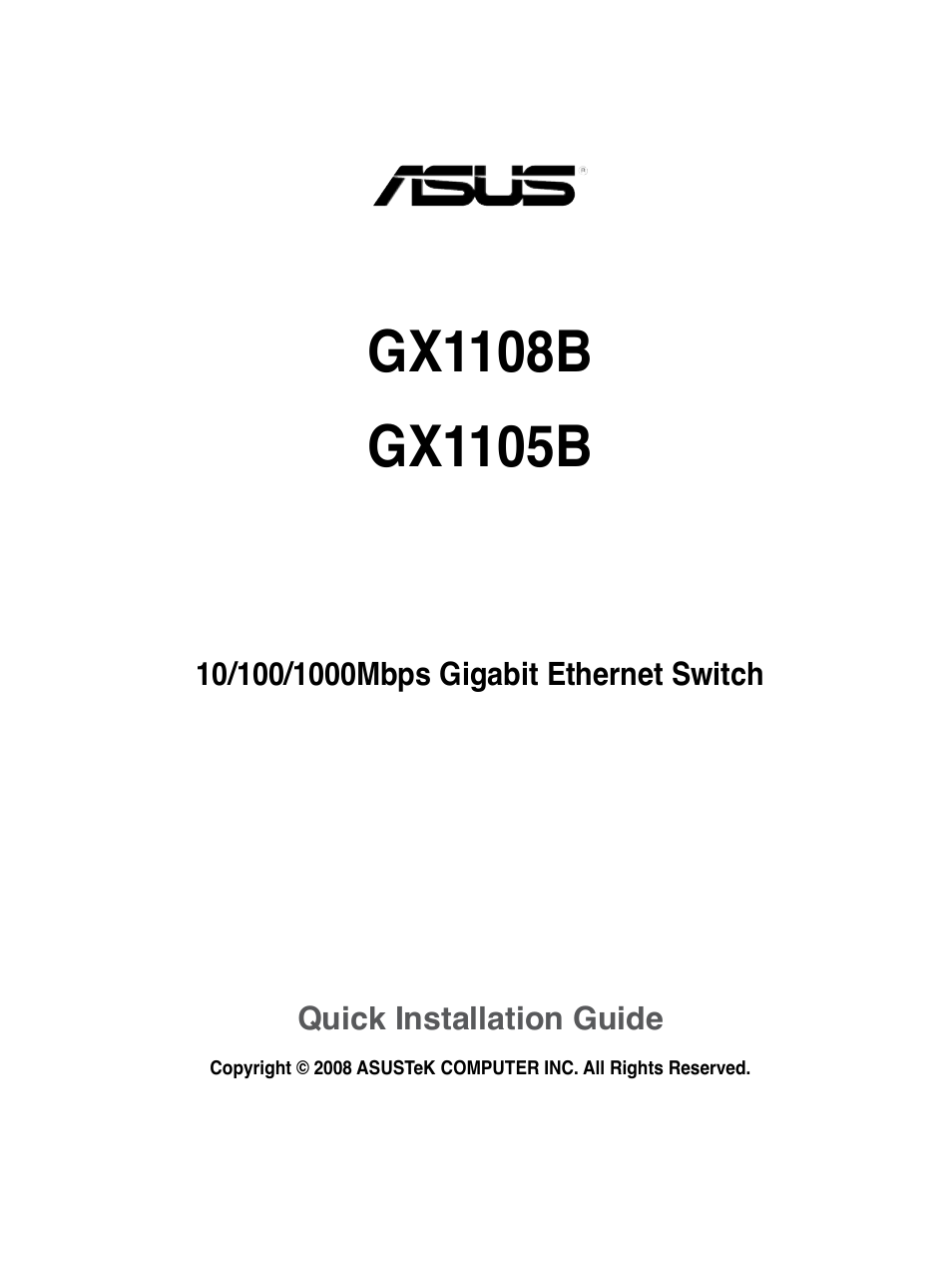 Asus GX1108B User Manual | Page 2 / 145