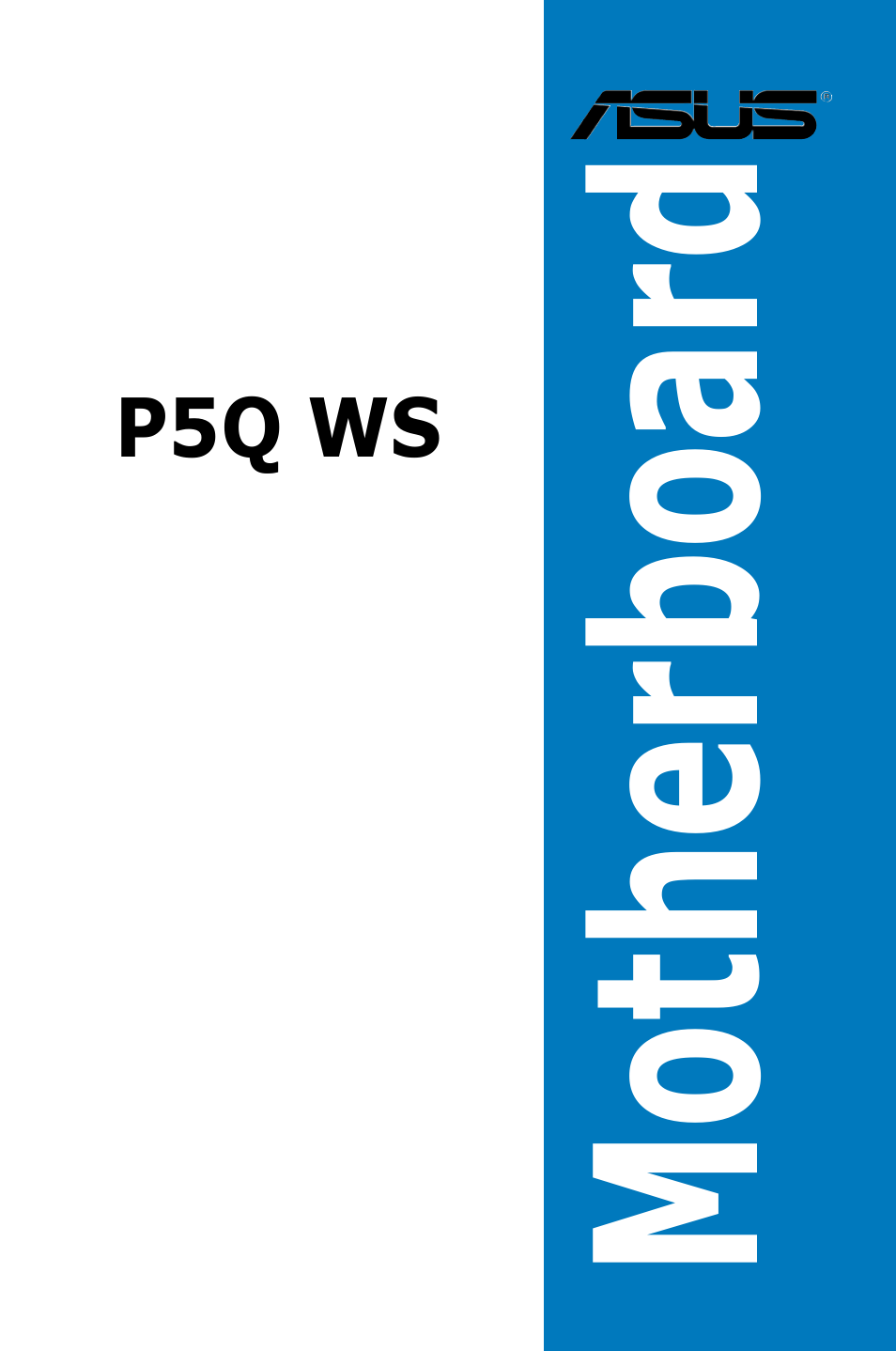 Asus P5Q WS User Manual | 176 pages