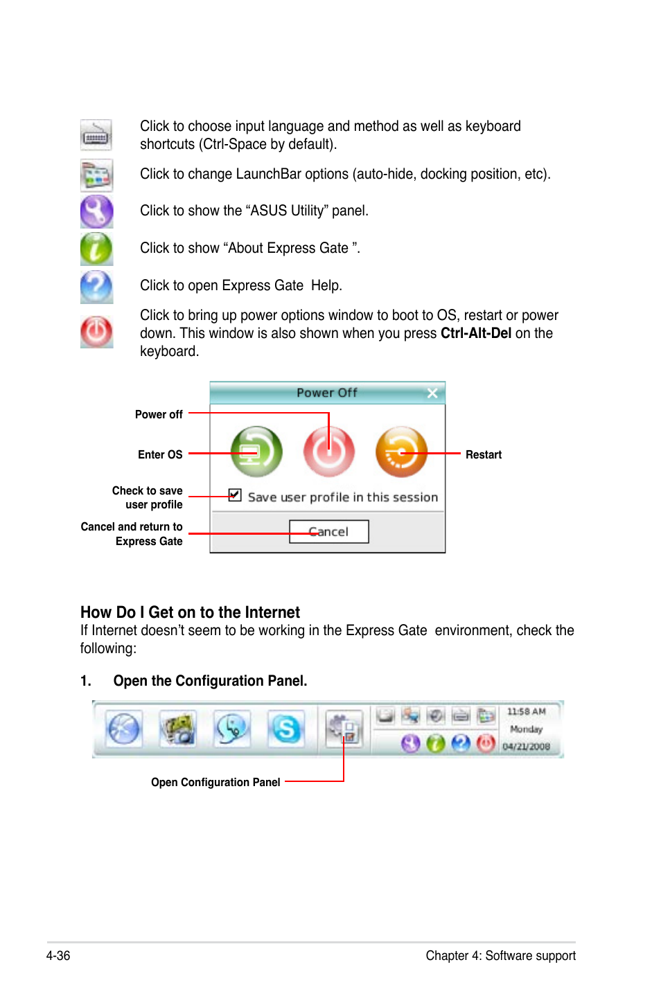 How do i get on to the internet | Asus P5Q WS User Manual | Page 150 / 176