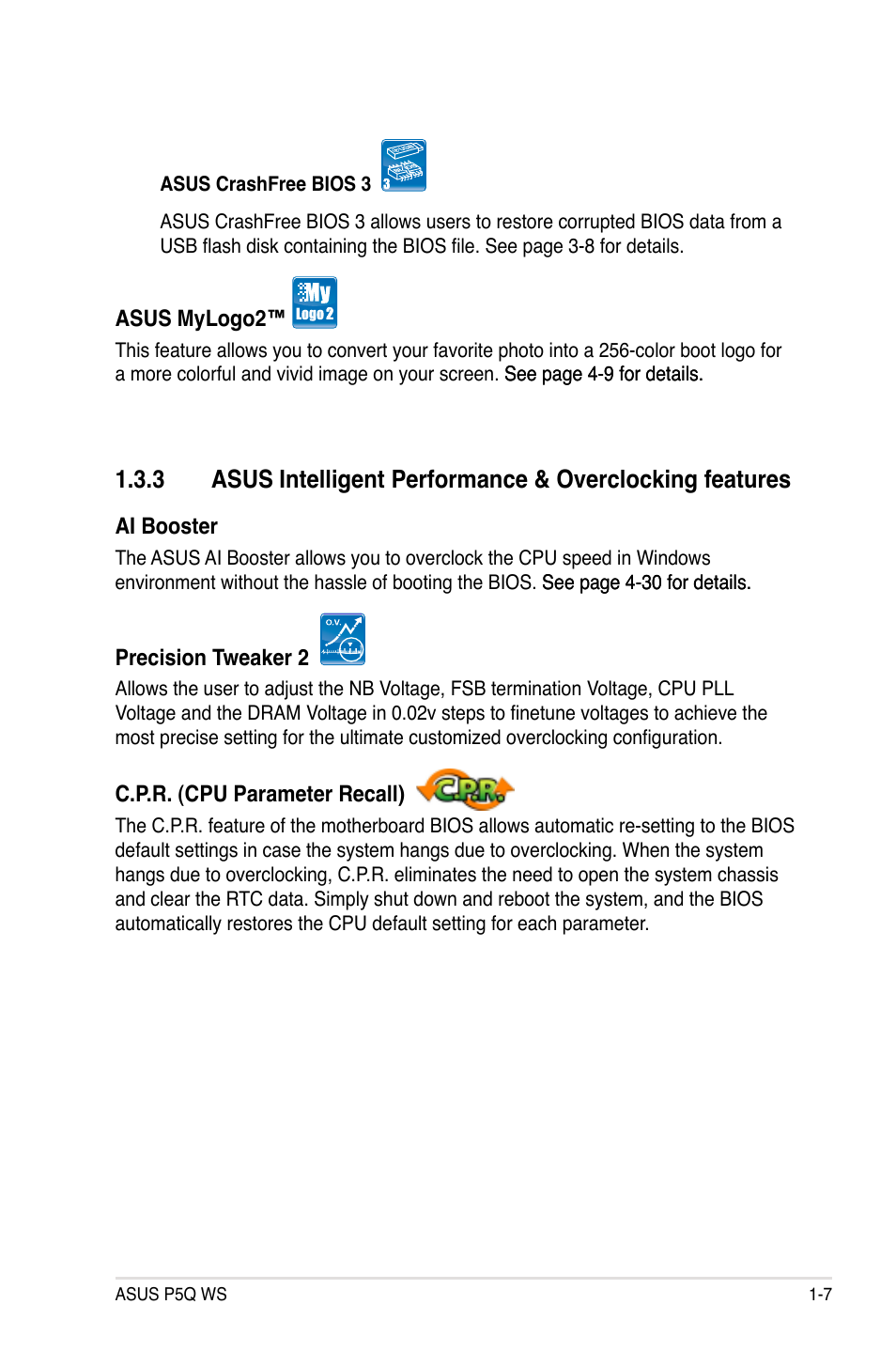 Asus P5Q WS User Manual | Page 23 / 176