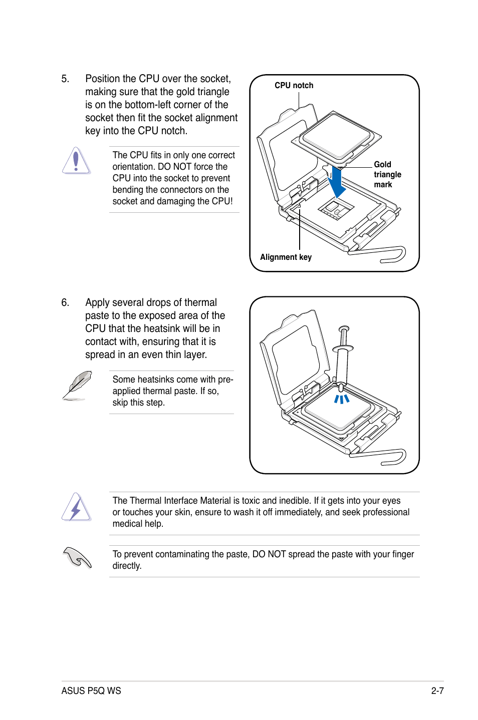 Asus P5Q WS User Manual | Page 33 / 176