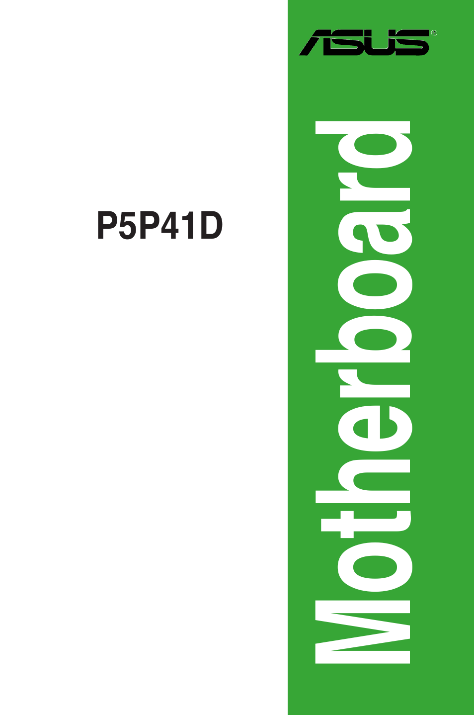 Asus P5P41D User Manual | 58 pages