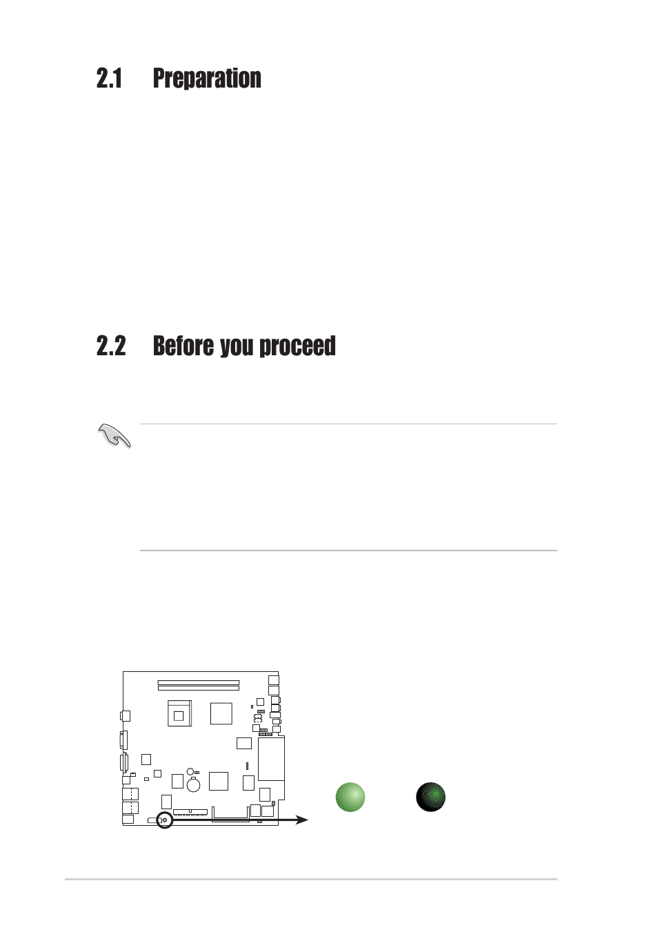 1 preparation, 2 before you proceed, Basic components to install | Tool | Asus DiGiMatrix User Manual | Page 20 / 158