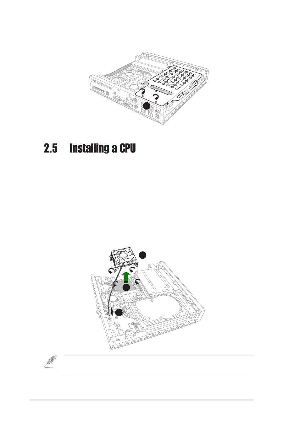 5 installing a cpu | Asus DiGiMatrix User Manual | Page 24 / 158