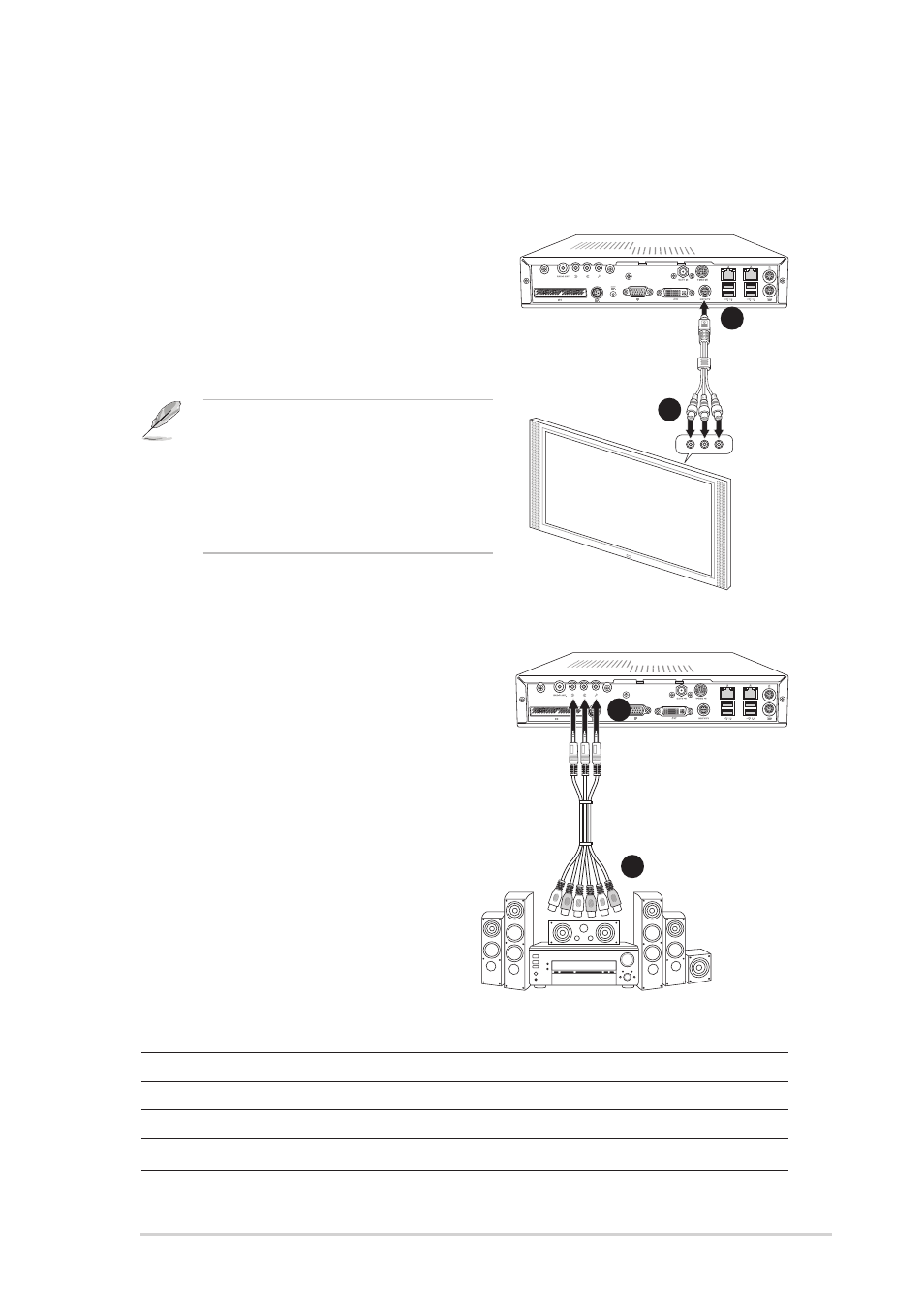 5 hdtv cable, 6 audio out cable | Asus DiGiMatrix User Manual | Page 31 / 158