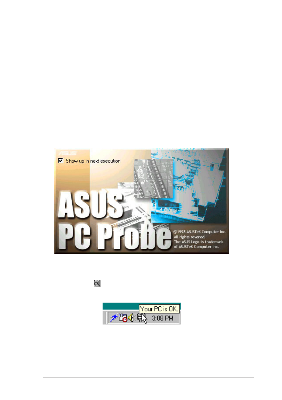 2 asus pc probe | Asus DiGiMatrix User Manual | Page 41 / 158