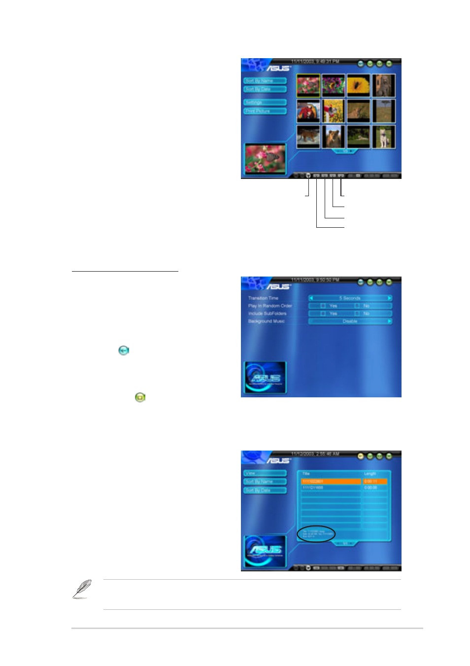 Video clips, Pictures | Asus DiGiMatrix User Manual | Page 63 / 158