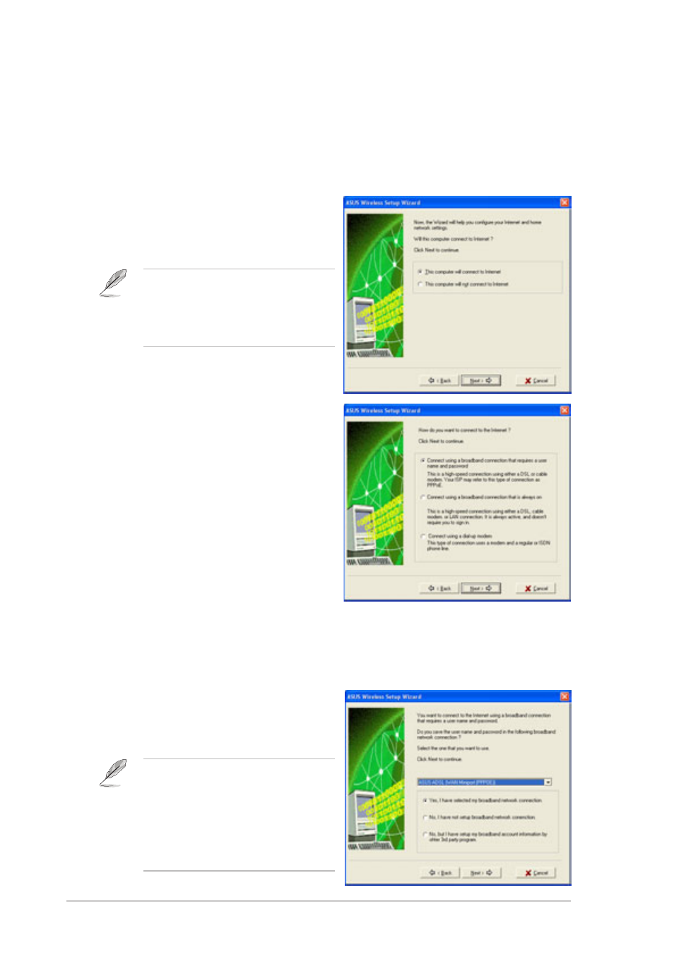 Internet connection sharing (ics) | Asus DiGiMatrix User Manual | Page 76 / 158