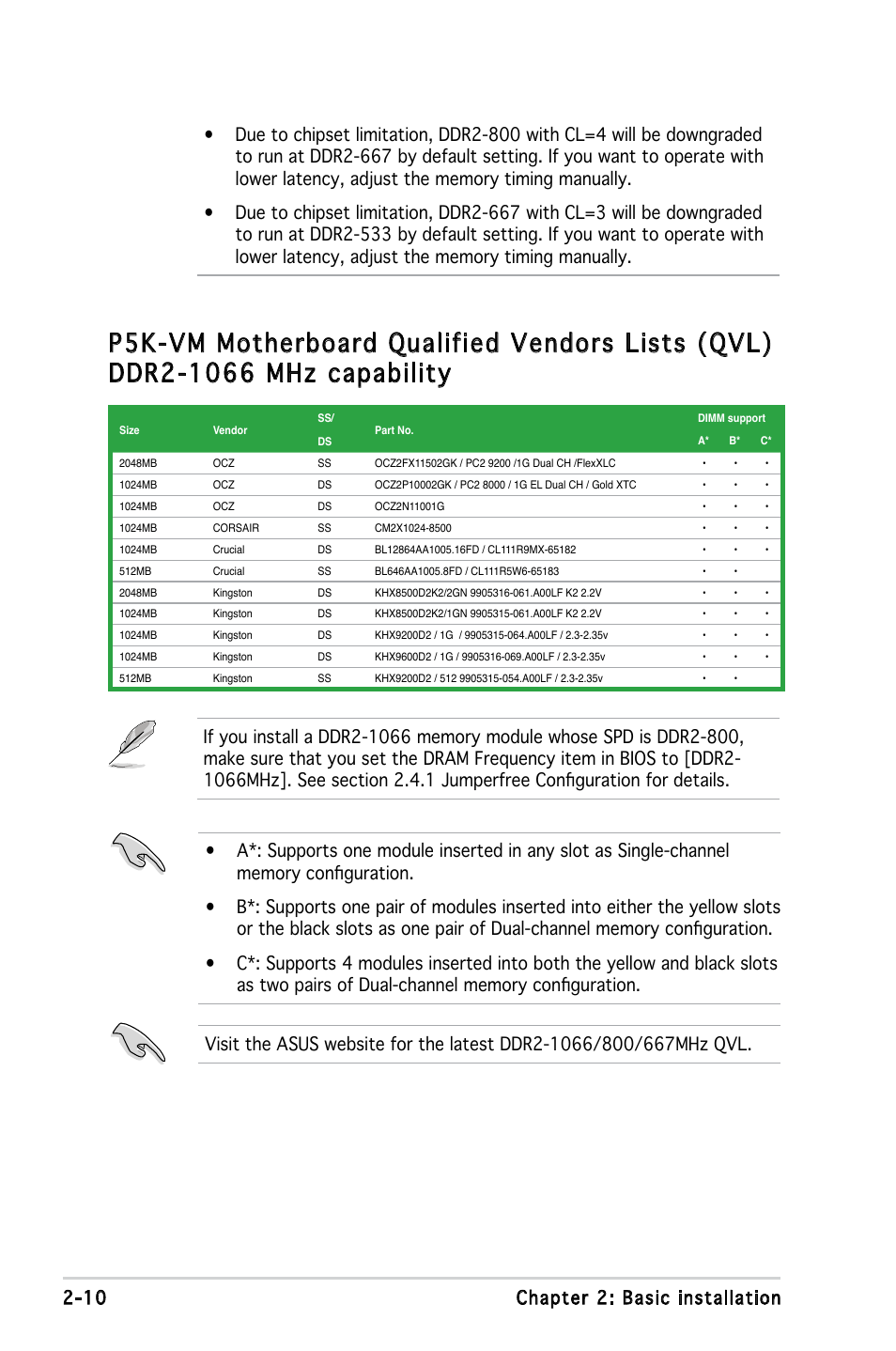 10 chapter 2: basic installation | Asus V3-P5G33 User Manual | Page 28 / 106