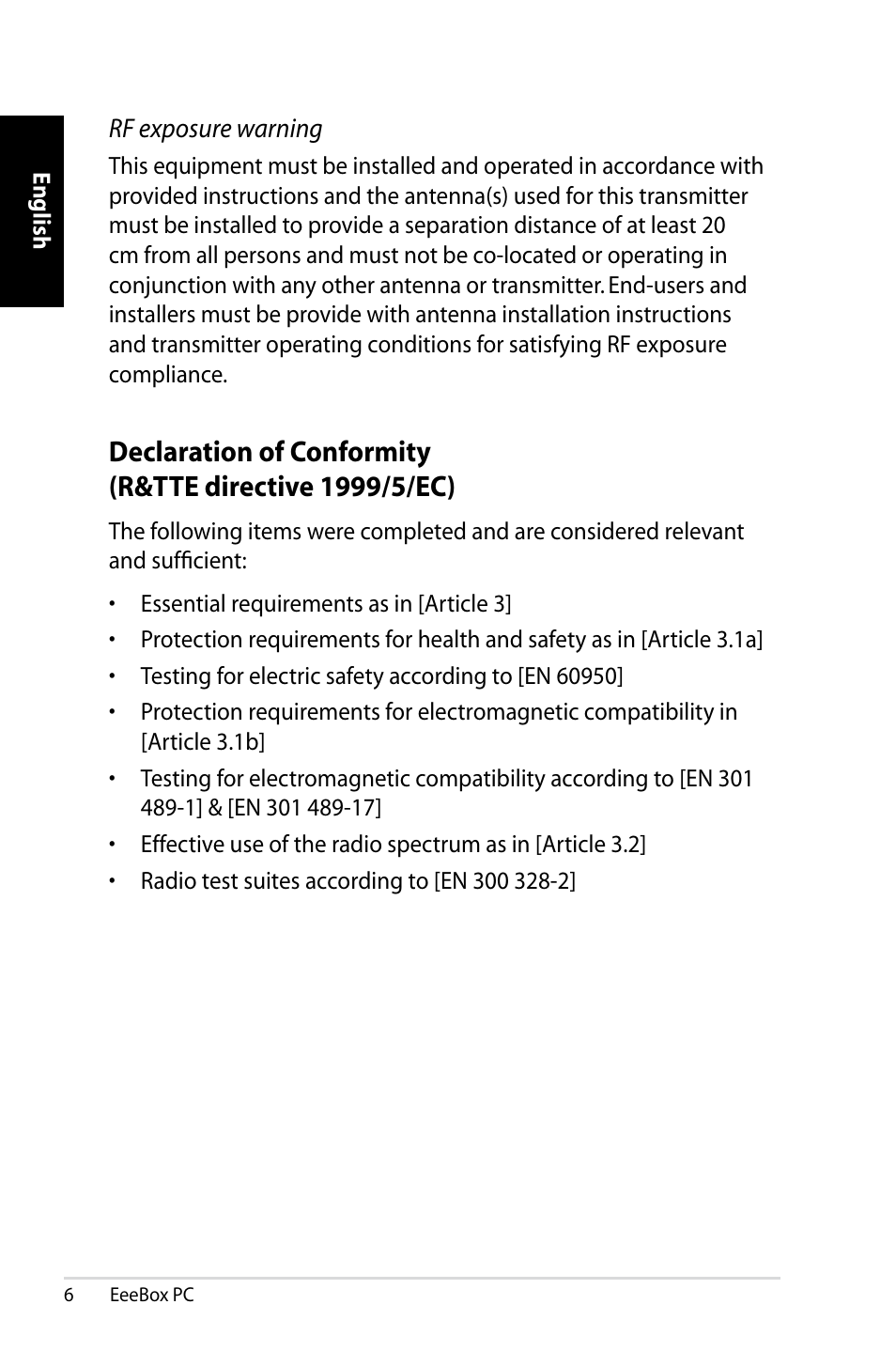 Asus EB1021 User Manual | Page 6 / 40