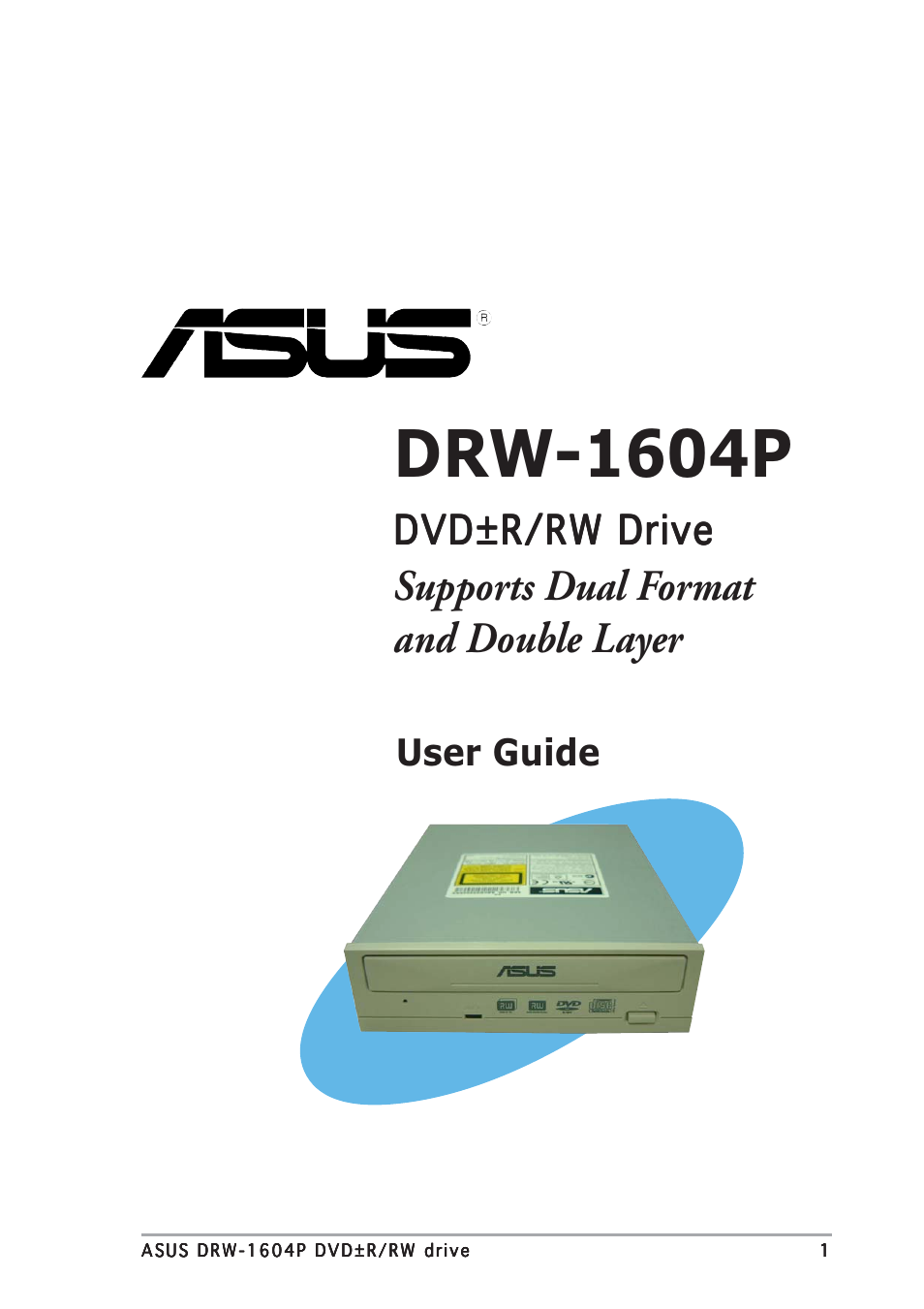 Asus DRW-1604P User Manual | 24 pages