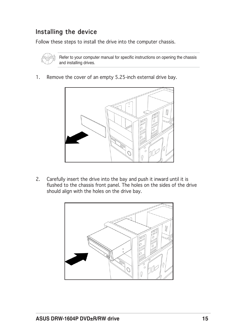 Asus DRW-1604P User Manual | Page 15 / 24