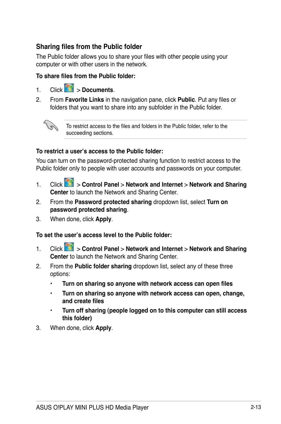 Asus O!Play Mini Plus User Manual | Page 33 / 70