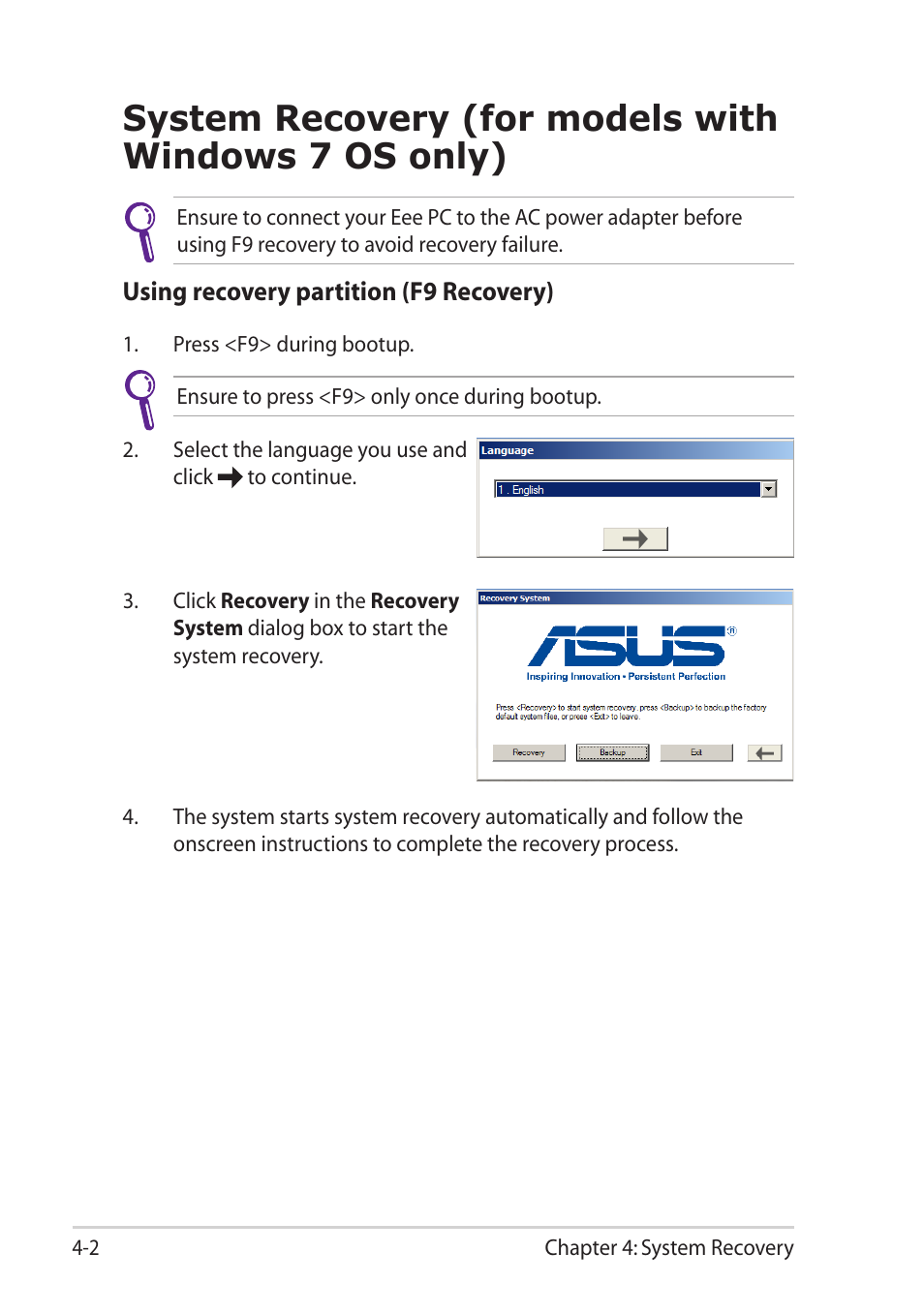 Asus Eee PC R052C User Manual | Page 44 / 60