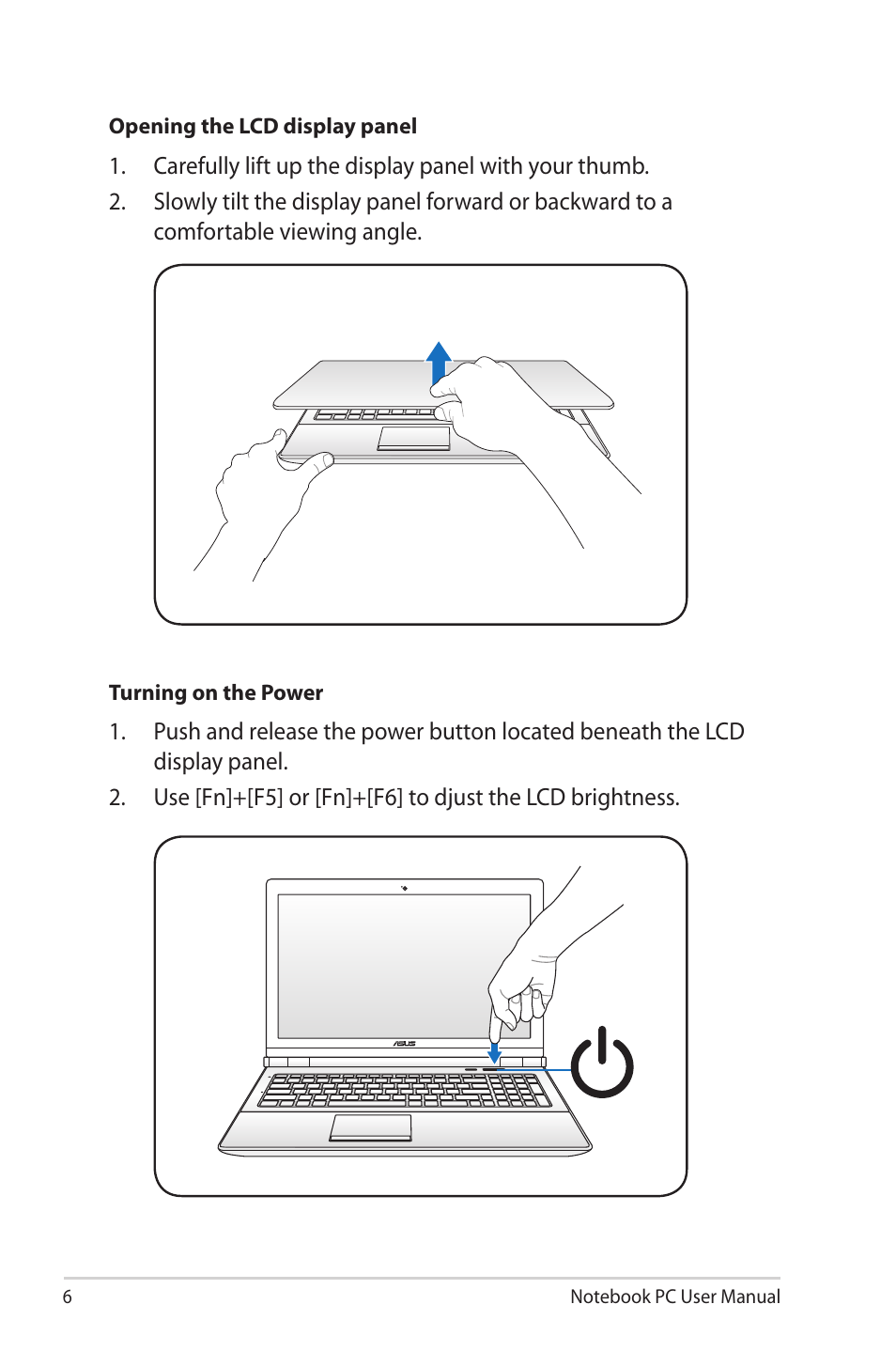 Asus UX50V User Manual | Page 6 / 26