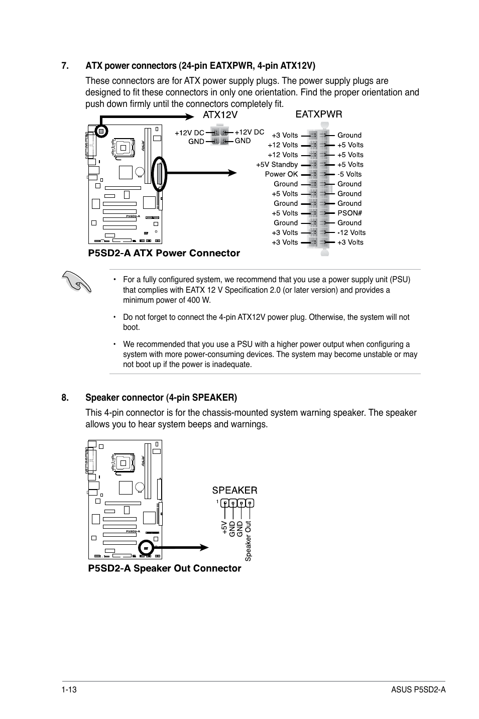 Asus P5SD2-A User Manual | Page 22 / 40