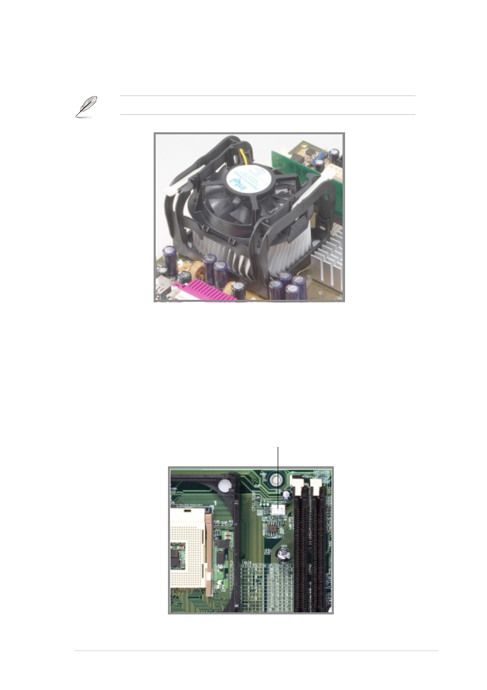 4 connecting the cpu fan cable | Asus P4B-LX User Manual | Page 29 / 108