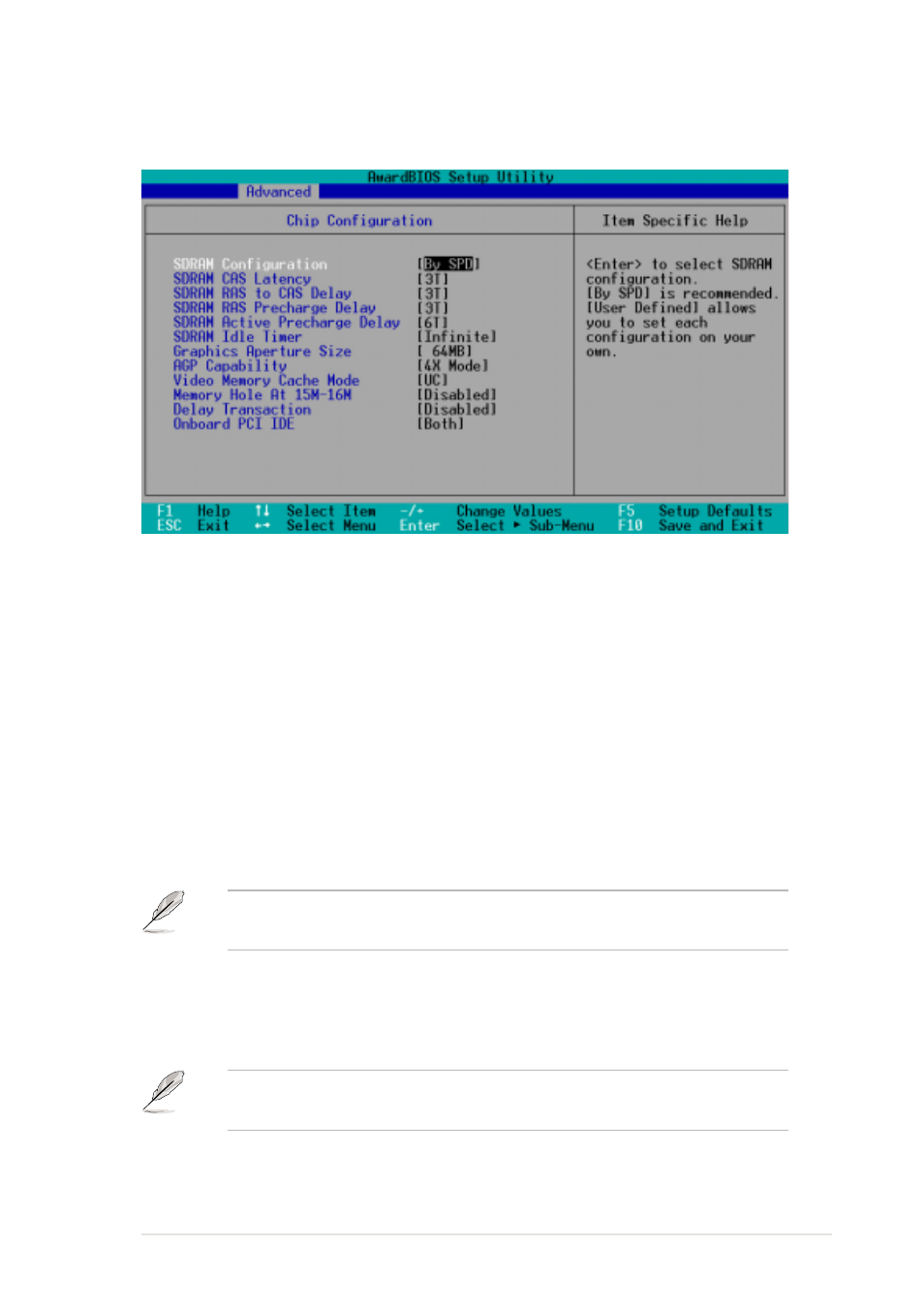 1 chip configuration | Asus P4B-LX User Manual | Page 67 / 108