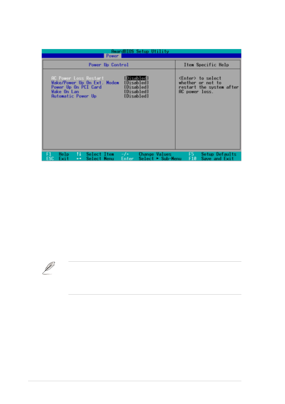 1 power up control | Asus P4B-LX User Manual | Page 76 / 108