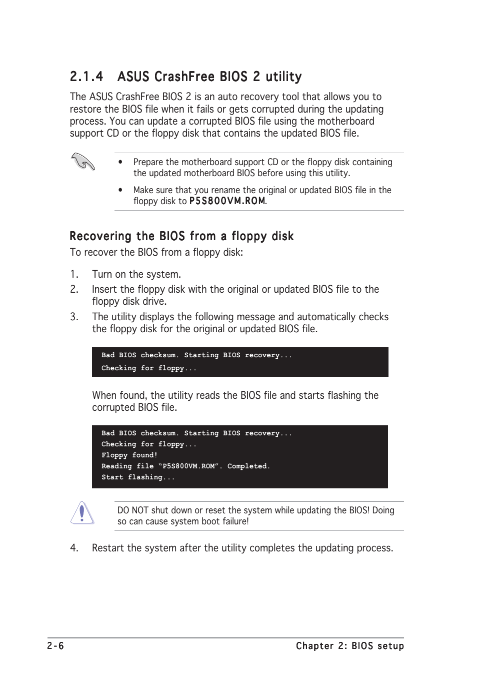 Asus P5S800-VM User Manual | Page 48 / 84