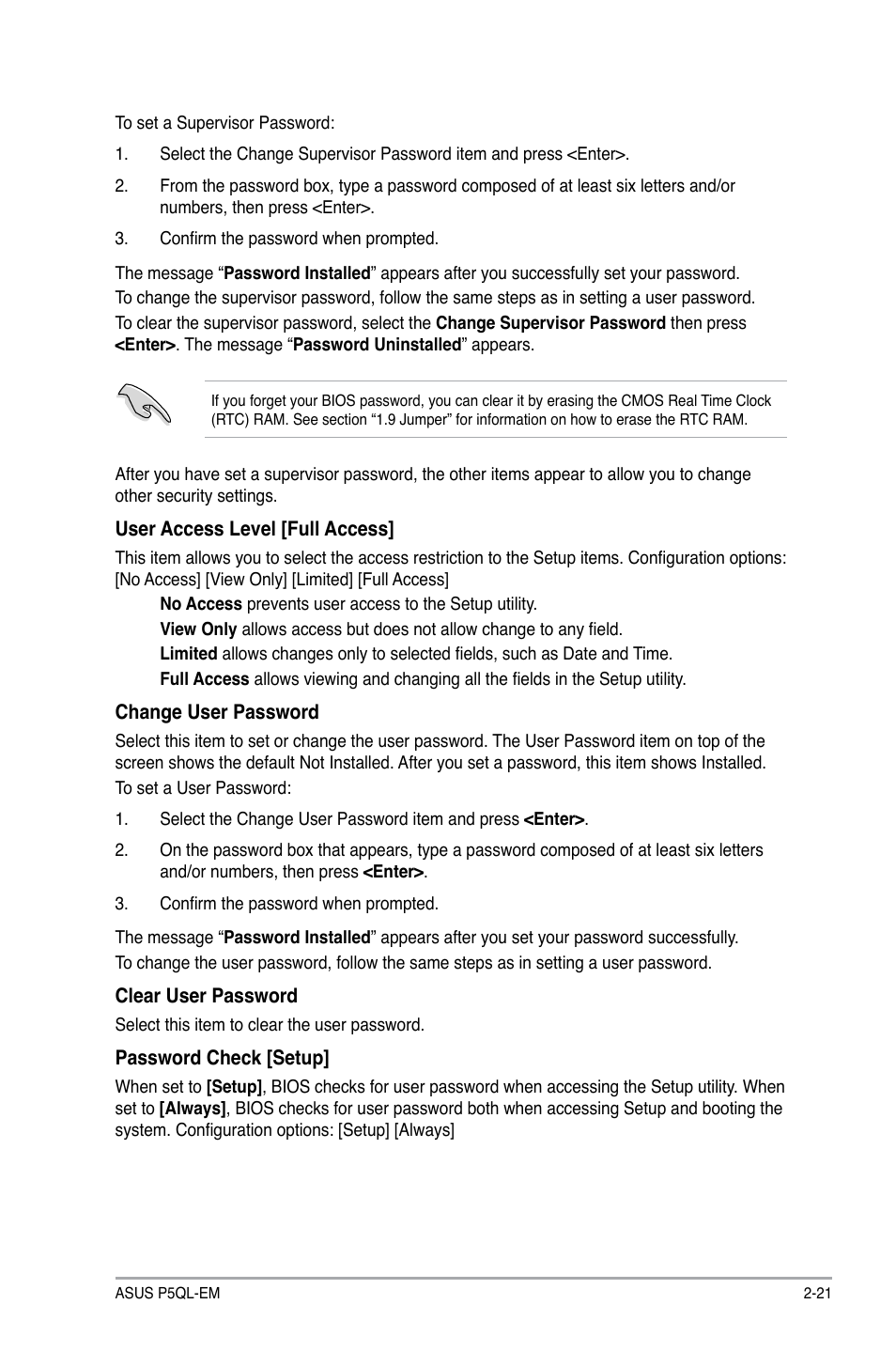 Asus P5QL-EM User Manual | Page 61 / 64