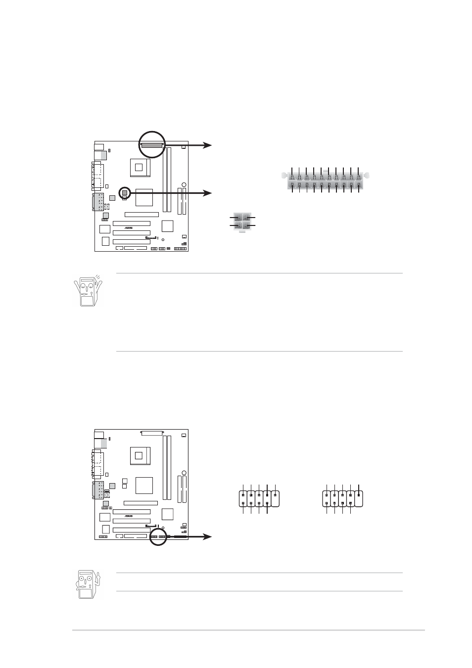 P4sgl-mx usb header usb_34, Usb_56 | Asus P4SGL-MX User Manual | Page 25 / 64