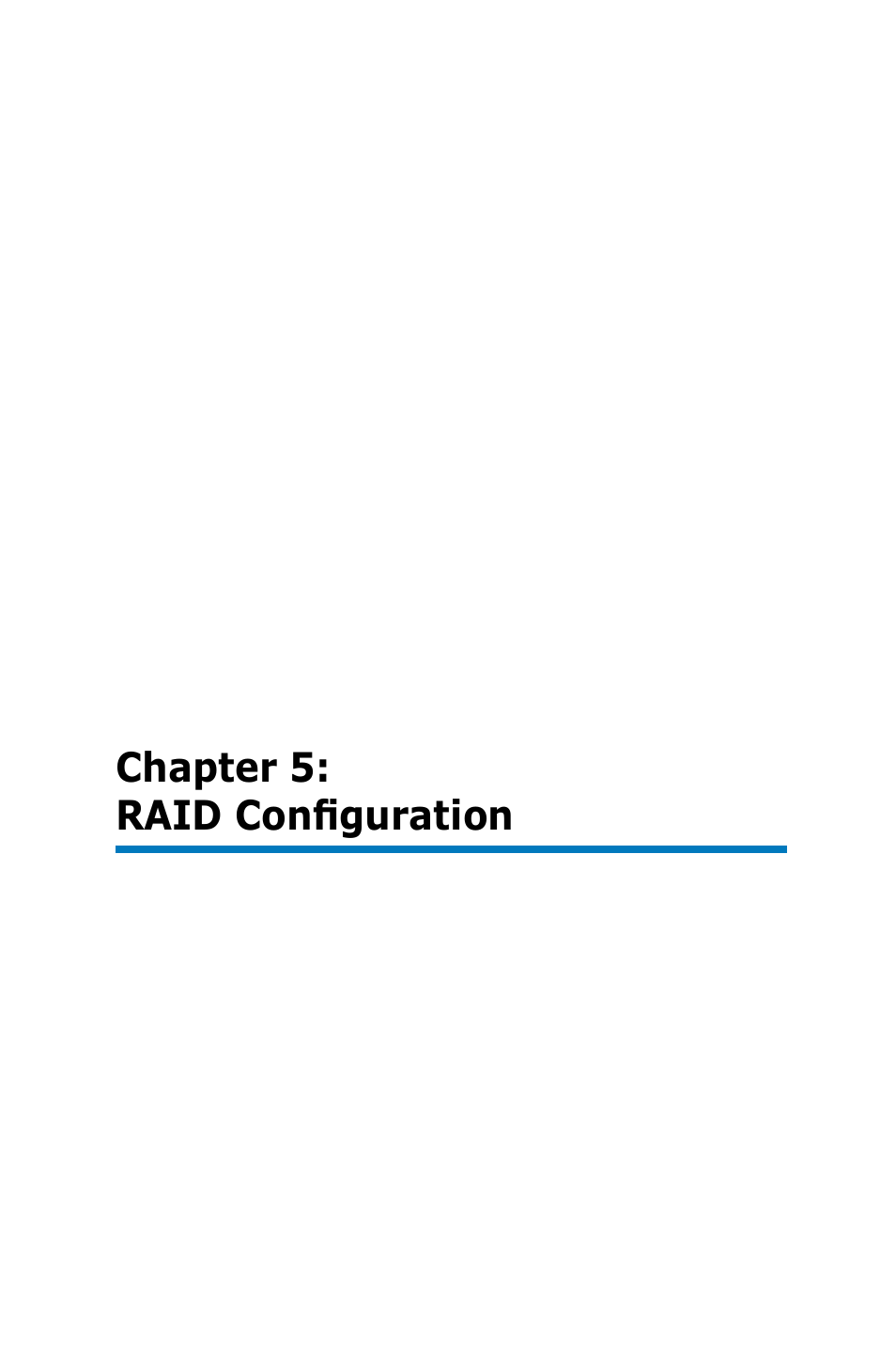 Chapter 5, Raid configuration | Asus Z9PE-D16-10G/DUAL User Manual | Page 119 / 202