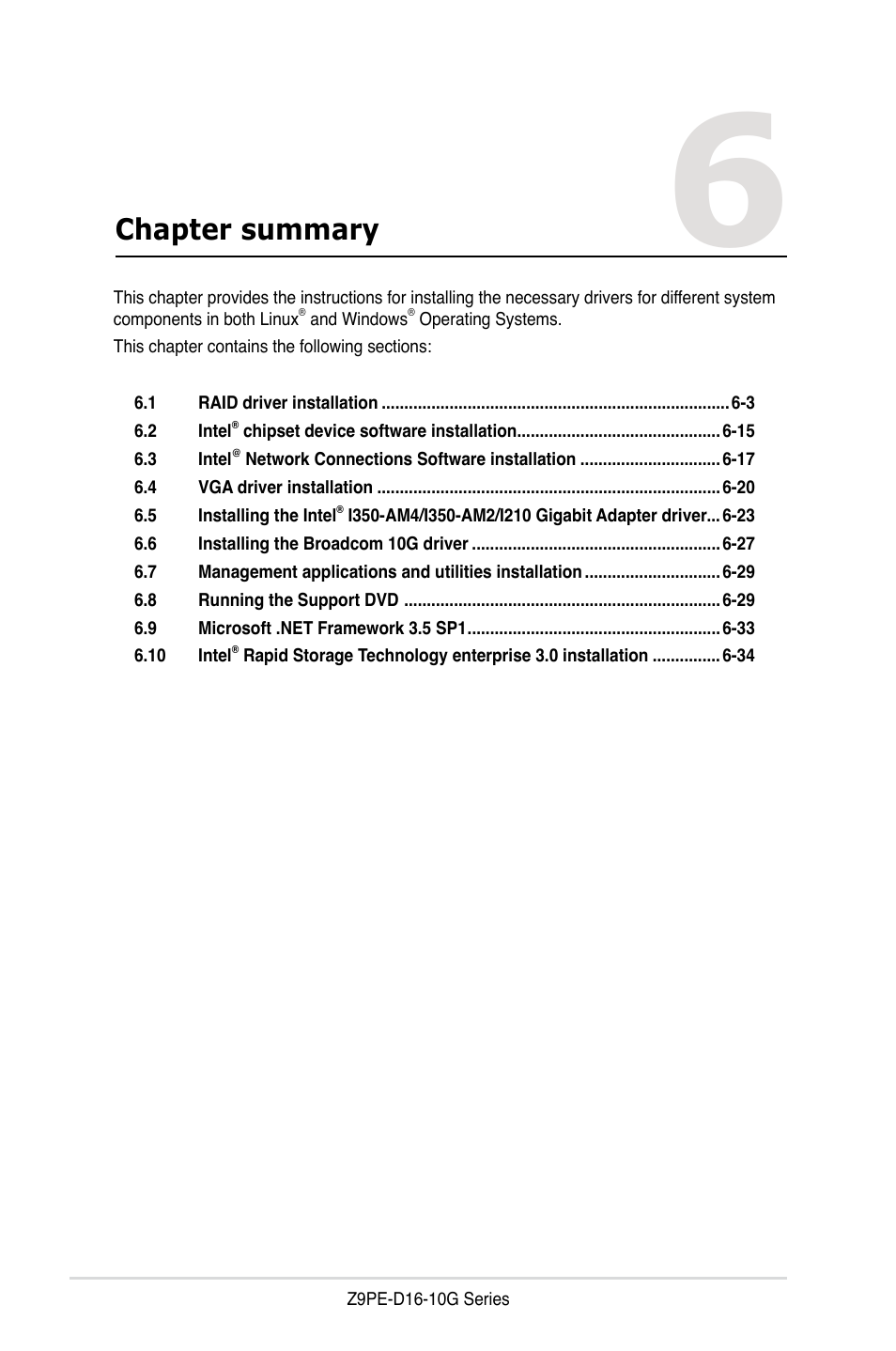 Chapter summary | Asus Z9PE-D16-10G/DUAL User Manual | Page 158 / 202