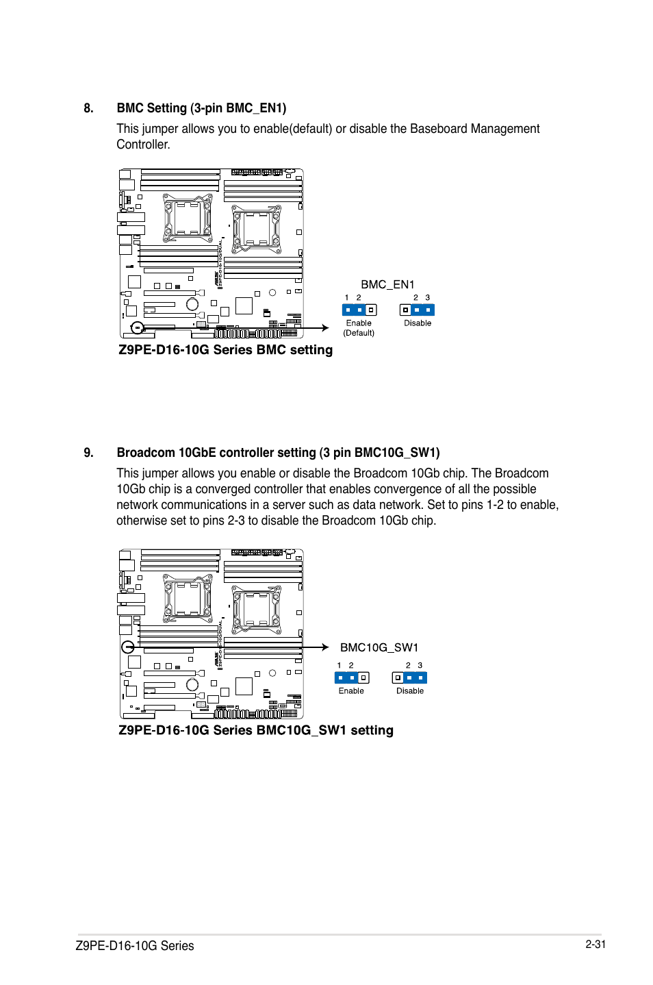 Asus Z9PE-D16-10G/DUAL User Manual | Page 51 / 202