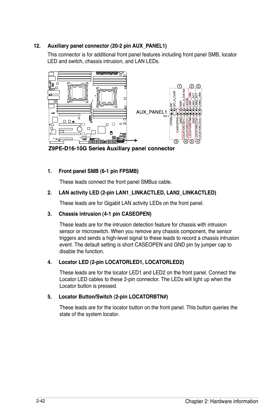 Asus Z9PE-D16-10G/DUAL User Manual | Page 62 / 202