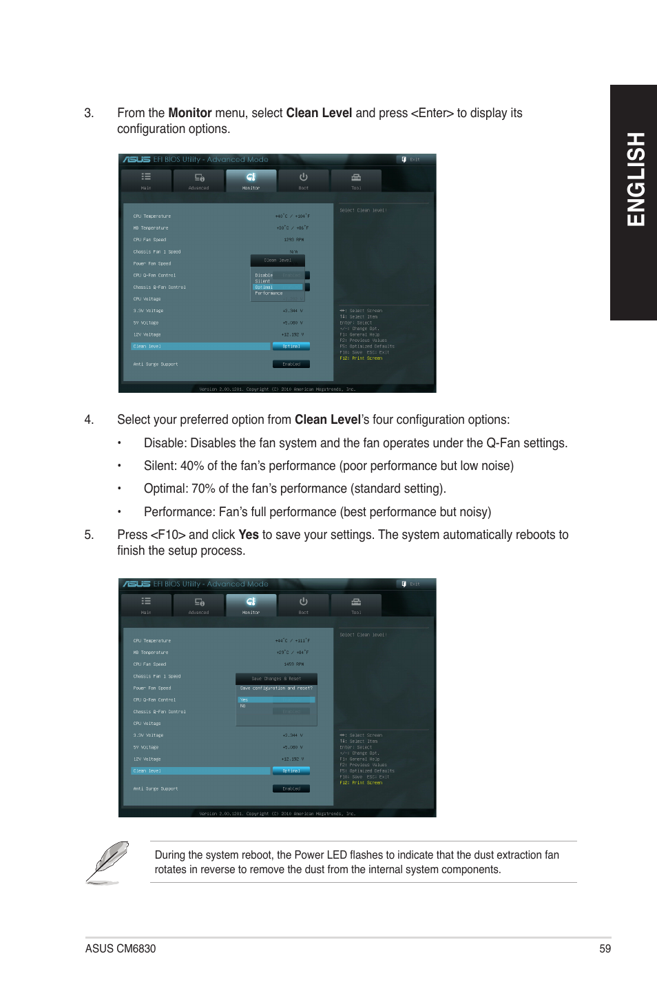 En g lis h en g li sh | Asus CM6830 User Manual | Page 59 / 72