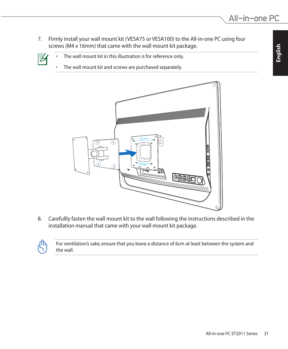 Asus ET2011ET User Manual | Page 31 / 44