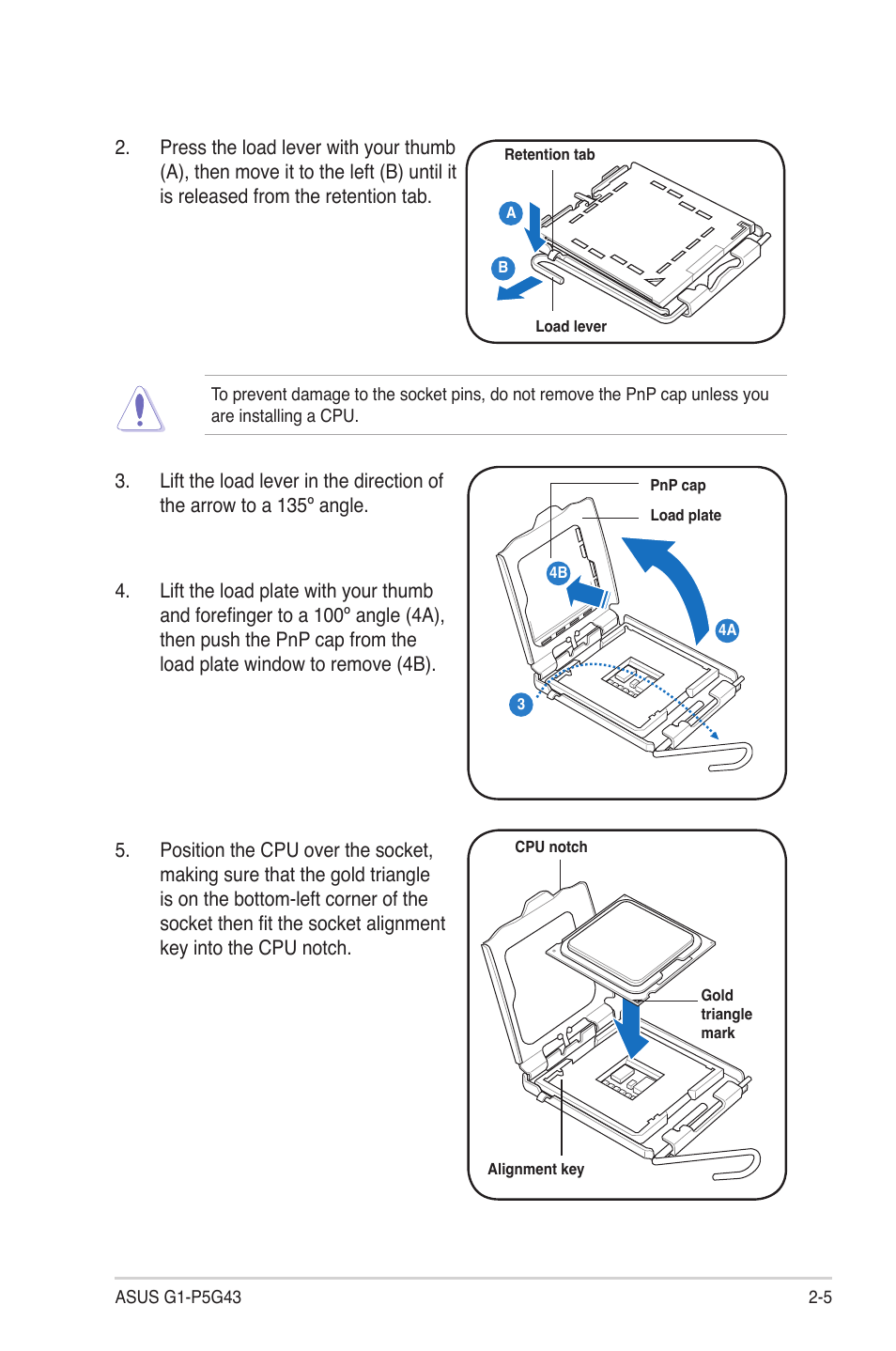 Asus G1-P5G43 User Manual | Page 21 / 78