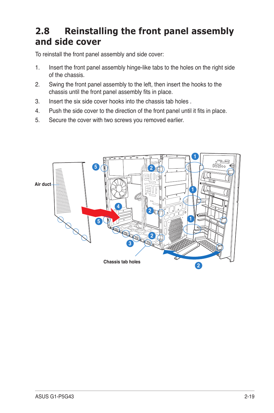 Asus G1-P5G43 User Manual | Page 35 / 78