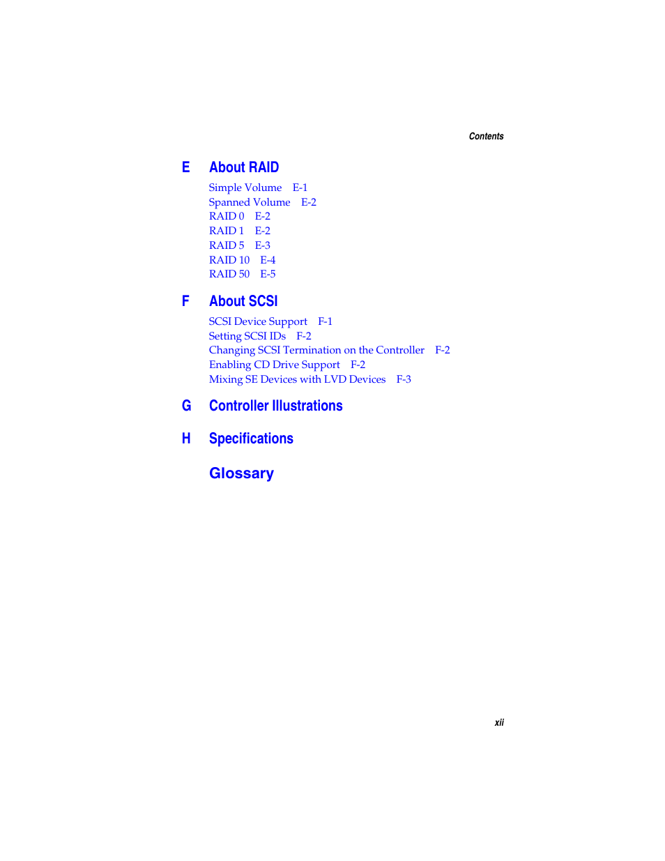 Asus Adaptec 2025 ZCR User Manual | Page 12 / 169