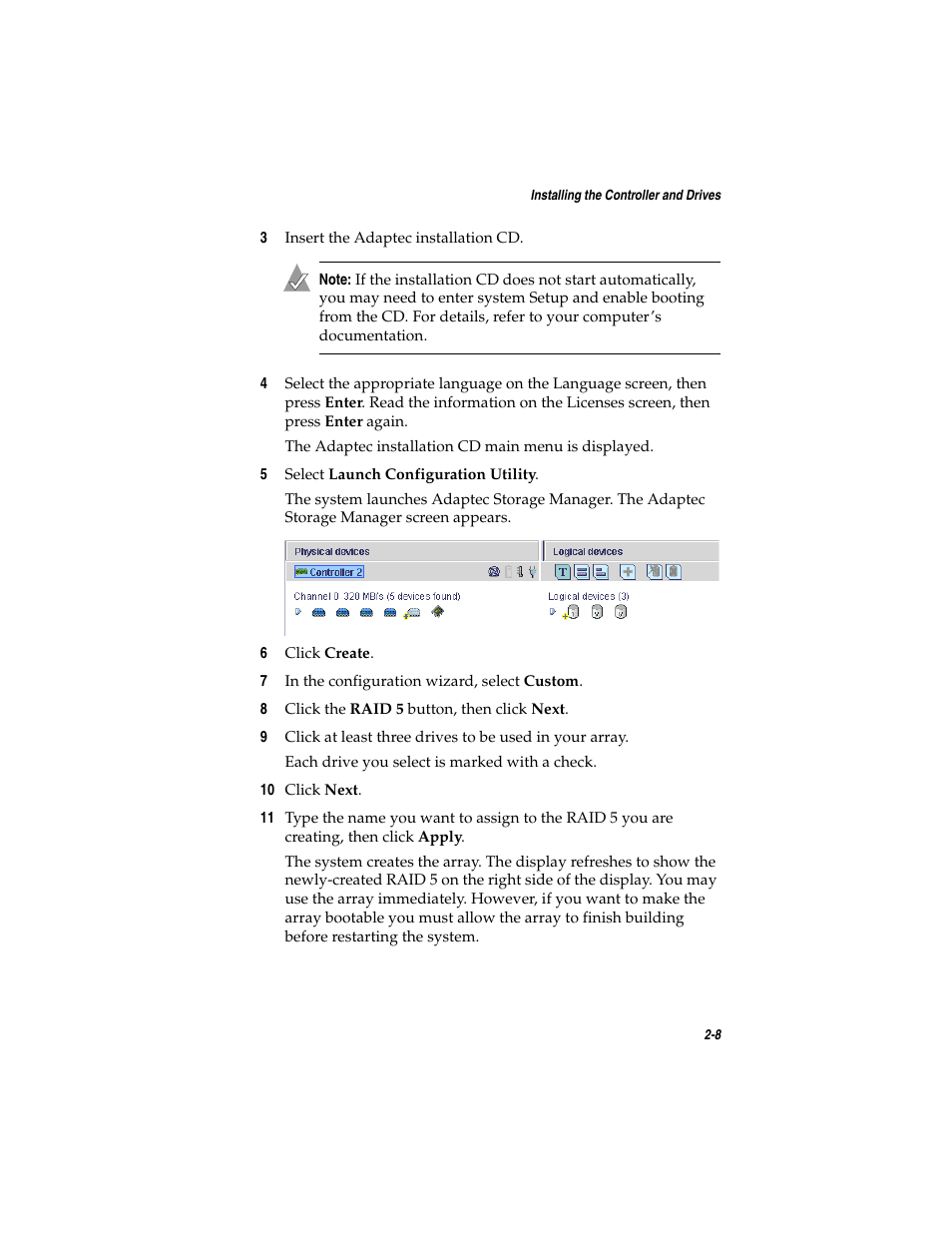 Asus Adaptec 2025 ZCR User Manual | Page 36 / 169