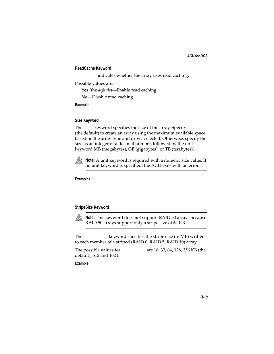 Array (see, I/o, in bytes (see | Asus Adaptec 2025 ZCR User Manual | Page 90 / 169