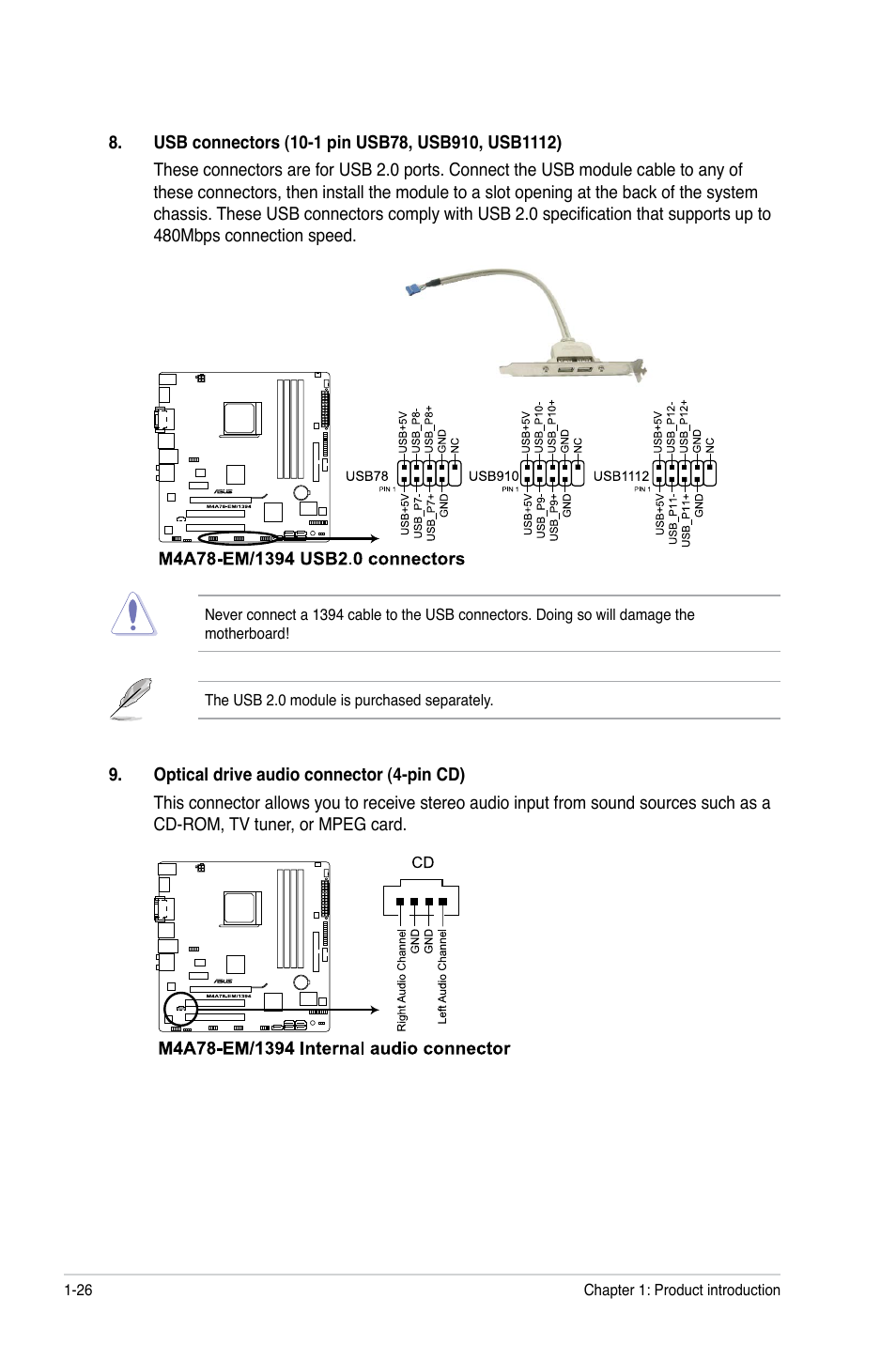 Asus M4A78-EM/1394 User Manual | Page 38 / 62