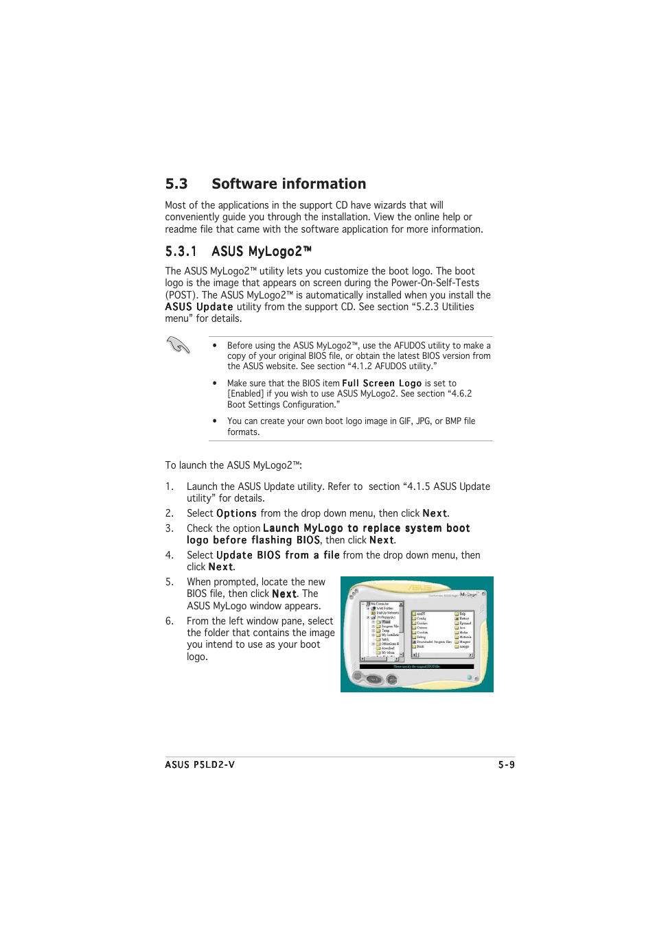 3 software information | Asus P5LD2-V User Manual | Page 117 / 144