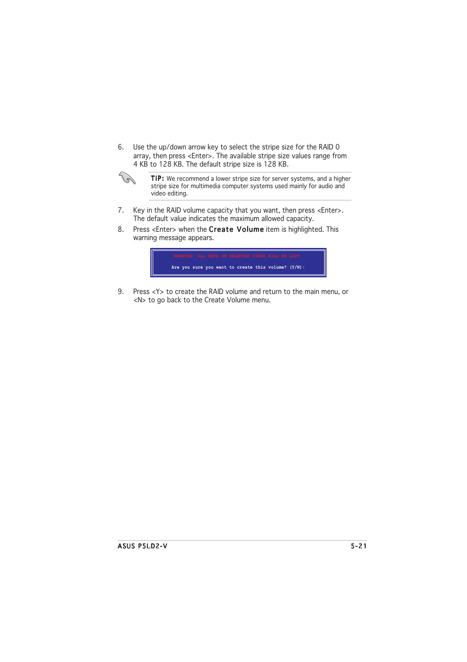 Asus P5LD2-V User Manual | Page 129 / 144