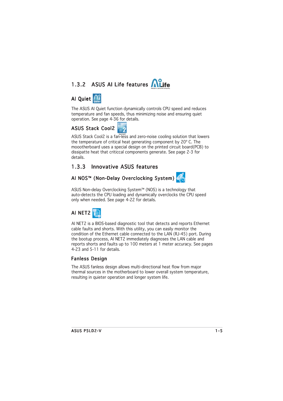 Asus P5LD2-V User Manual | Page 21 / 144