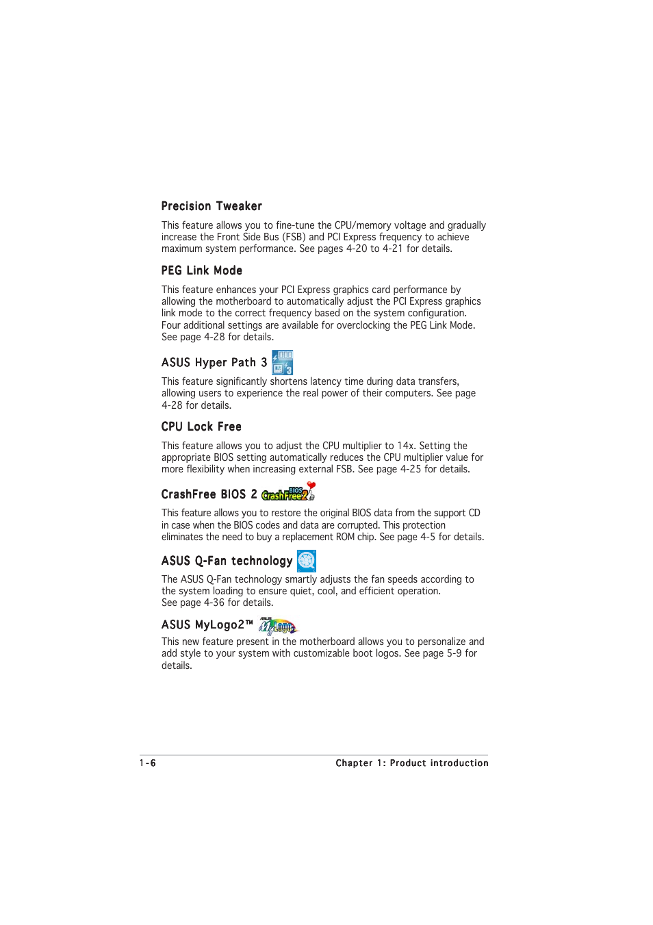 Asus P5LD2-V User Manual | Page 22 / 144