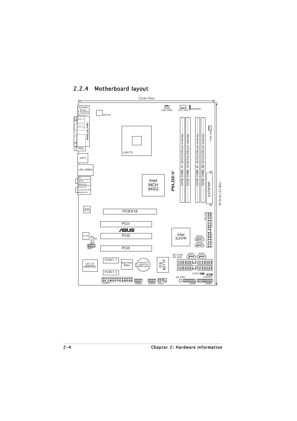 Intel mch 945g | Asus P5LD2-V User Manual | Page 28 / 144