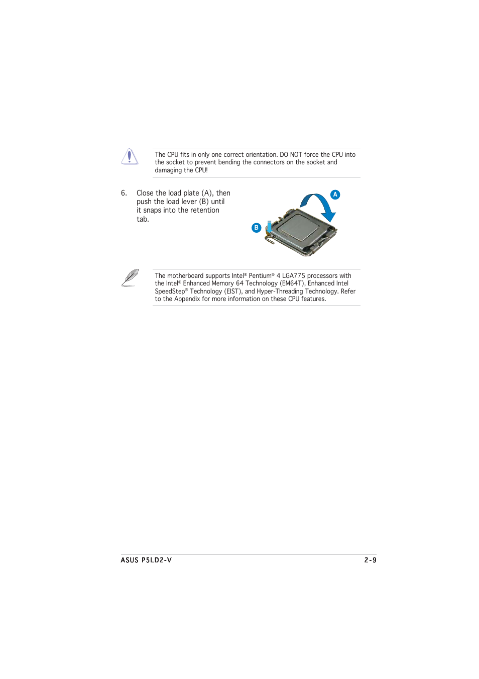 Asus P5LD2-V User Manual | Page 33 / 144